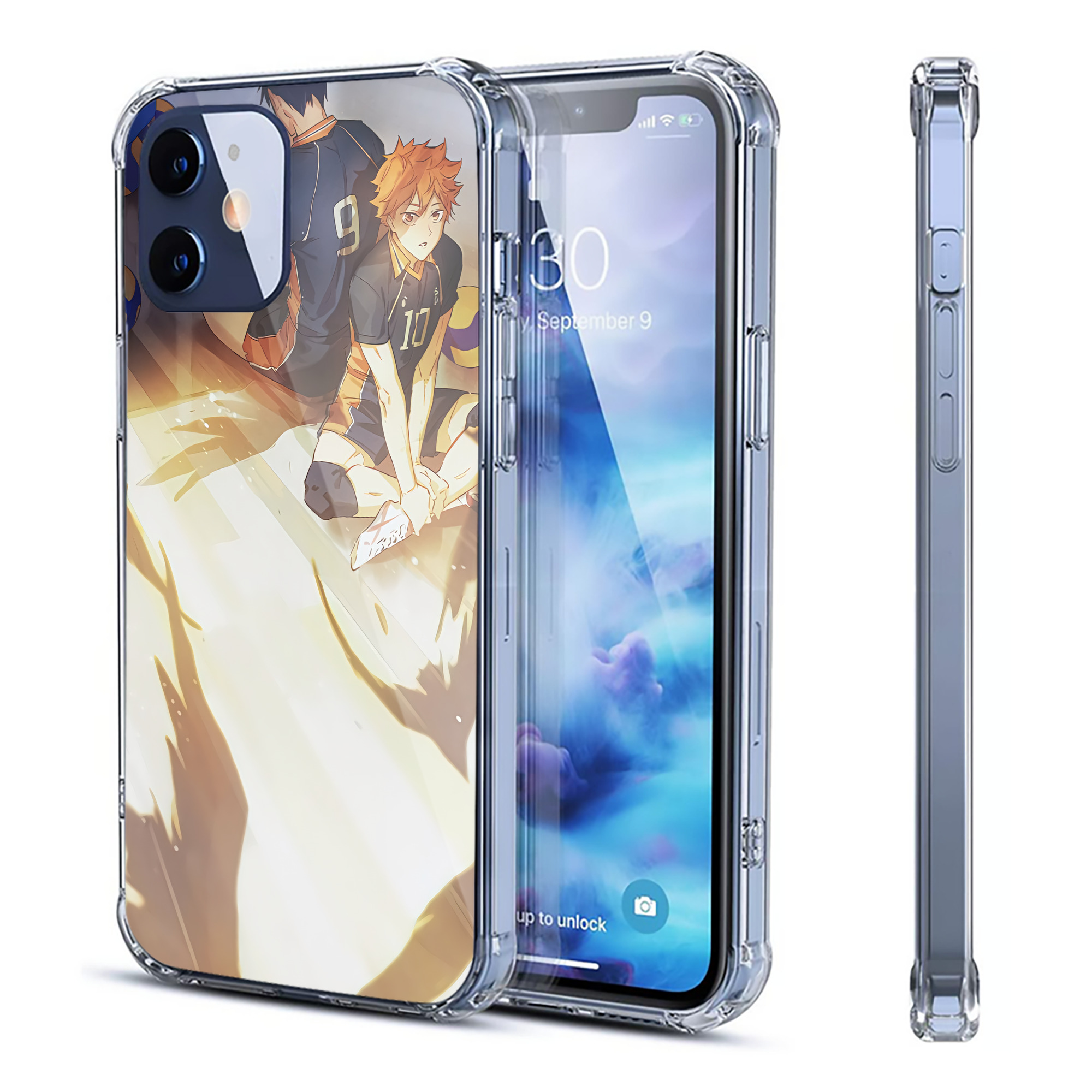 （画像用） ハイキュー!! Haikyu!! 【iPhone 12シリーズ対応】透明スマホケース（クリアソフトケース）
